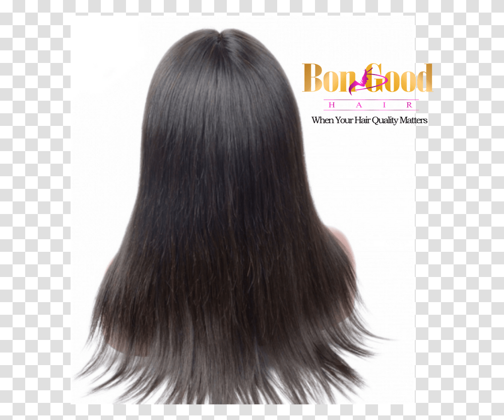 Bon Good Hair Back Straight Wig Lace Wig, Person, Human, Black Hair Transparent Png