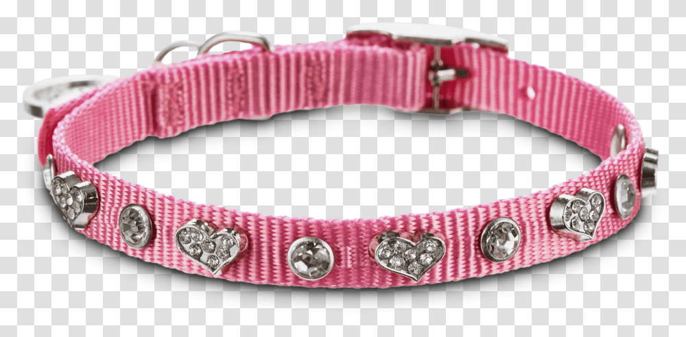 Bond & Co Pink Heart Bling Collar For Necks 10 Collar Pink, Accessories, Accessory, Belt, Jewelry Transparent Png