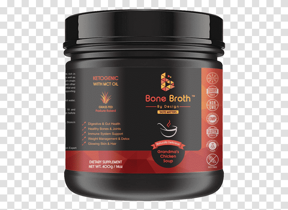 Bone Broth Chicken Soup Flavor Jar Gaming Booster, Bottle, Alcohol, Beverage, Barrel Transparent Png