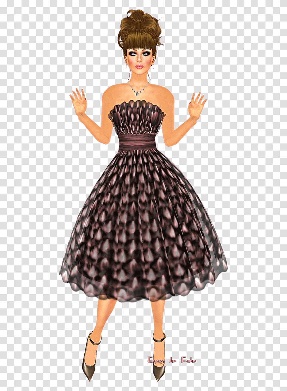 Boneca Fashion 5 Image Girl, Clothing, Apparel, Dress, Female Transparent Png