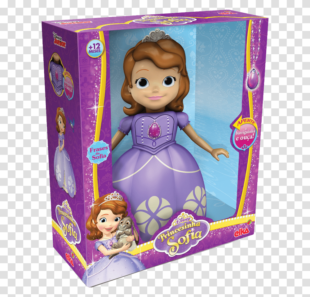 Boneca Princesinha Sofia Cartoon, Doll, Toy, Barbie, Figurine Transparent Png