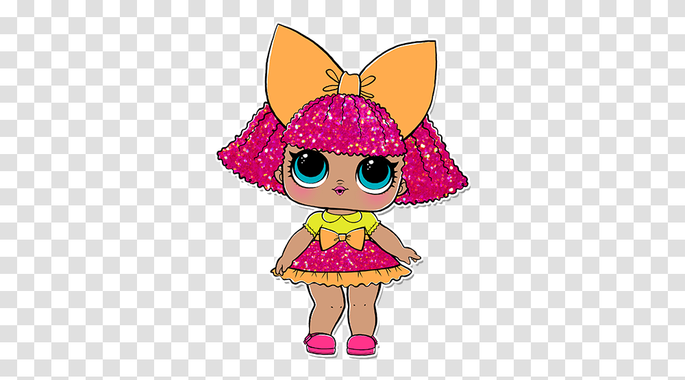 Bonecas Lol 4 Image Glitter Queen Lol Doll, Clothing, Apparel, Toy, Hat Transparent Png