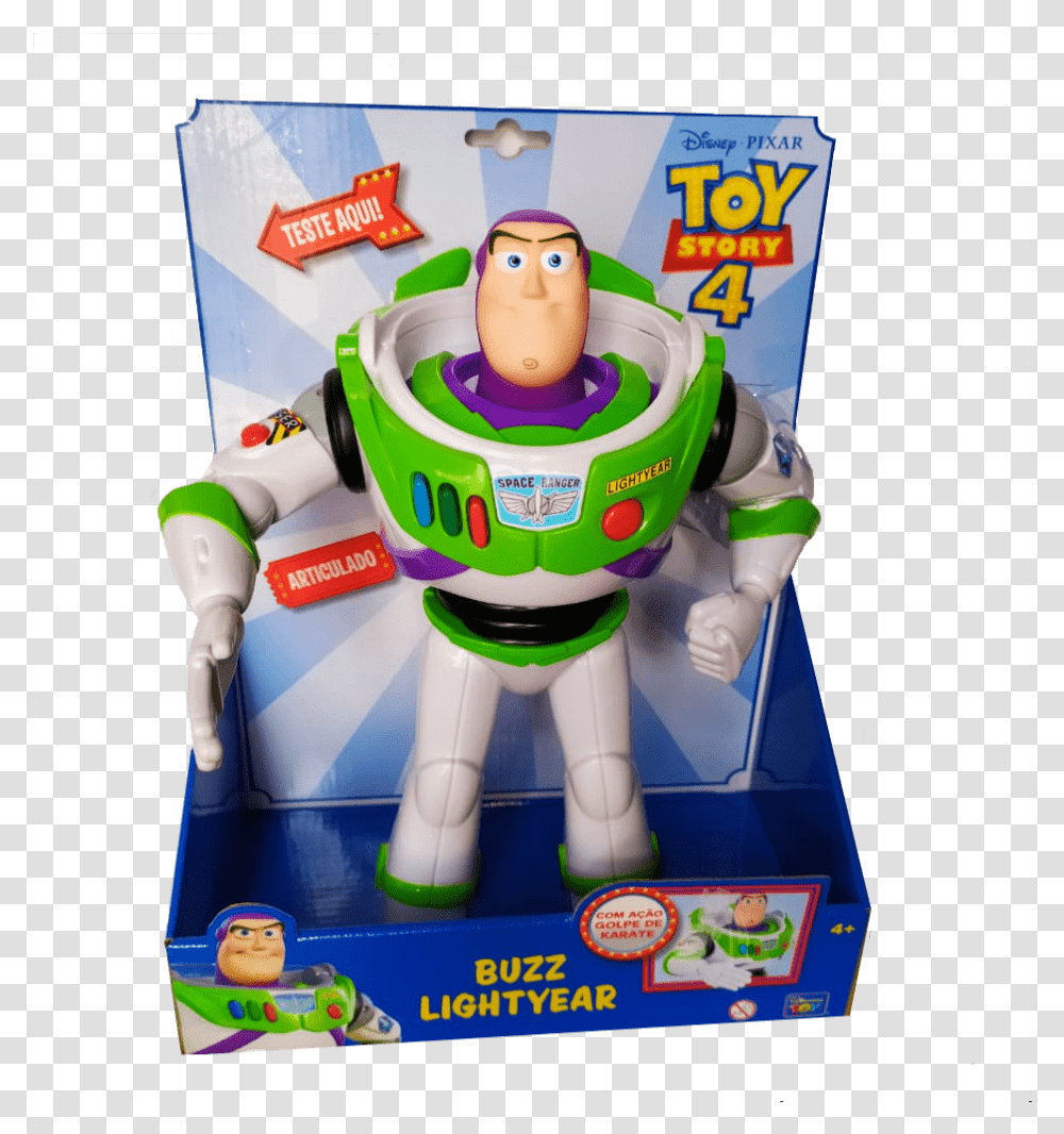 Boneco Buzz Lithyear Toy Story 4 Golpe De Karate Toy Story, Robot Transparent Png