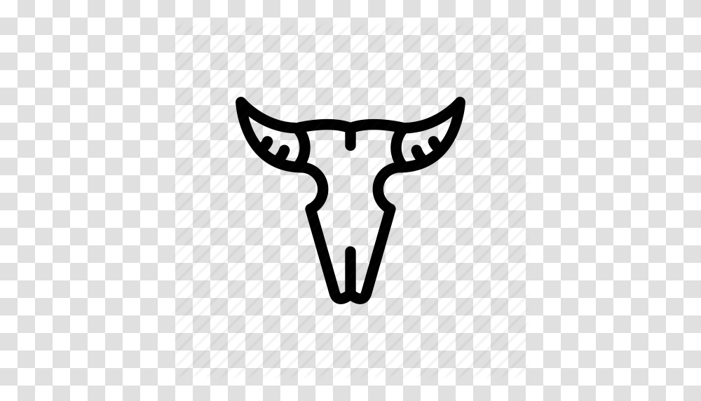 Bones Bull Cow Desert Skull West Wild Icon, Hand, Logo, Trademark Transparent Png