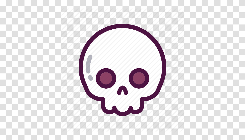 Bones Dead Face Halloween Holiday Party Skull Icon, Label, Drawing Transparent Png