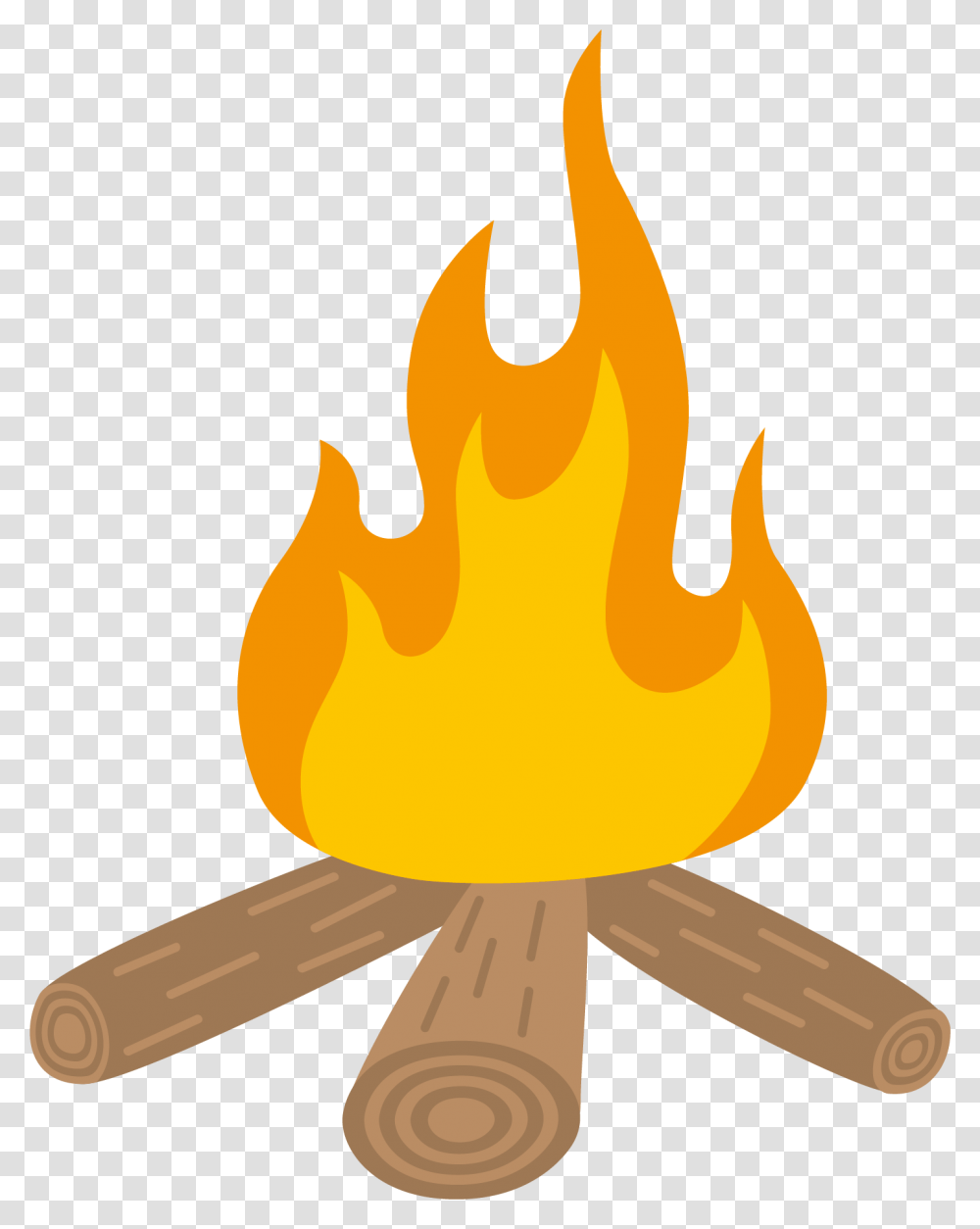 Bonfire Camping Campsite Cartoon Clip Art, Flame, Light Transparent Png