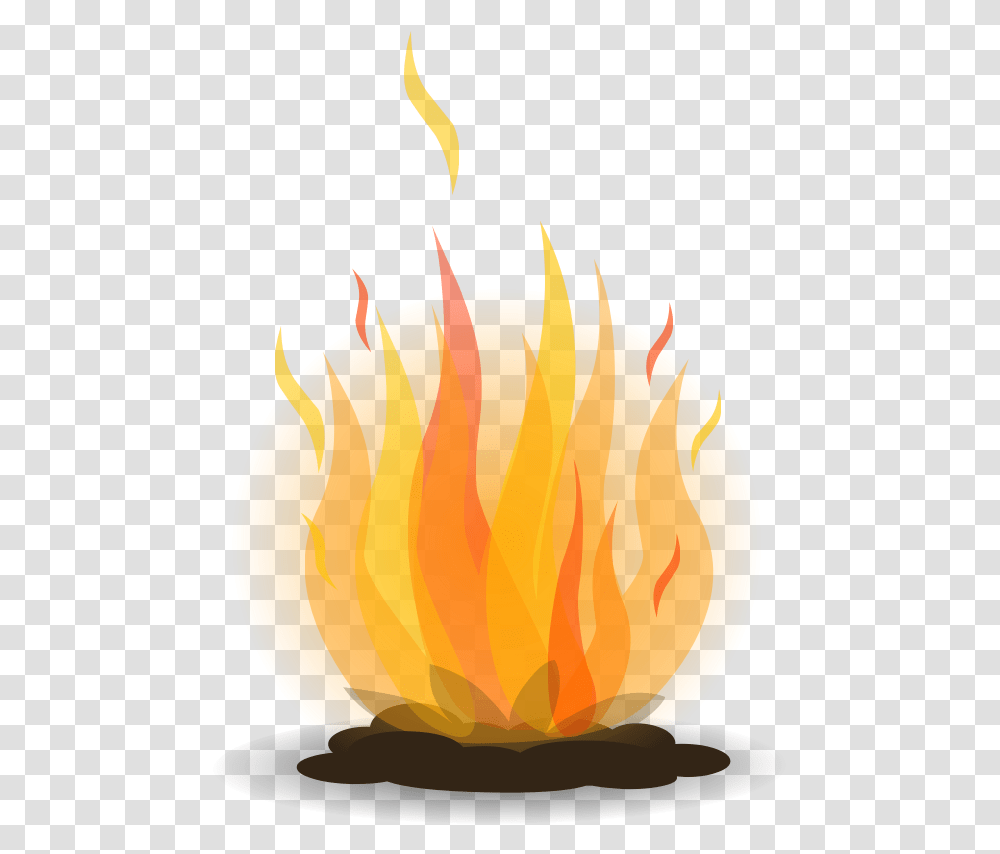 Bonfire Clipart Background Animated Clipart Bonfire Gif, Plant, Produce, Food, Fruit Transparent Png