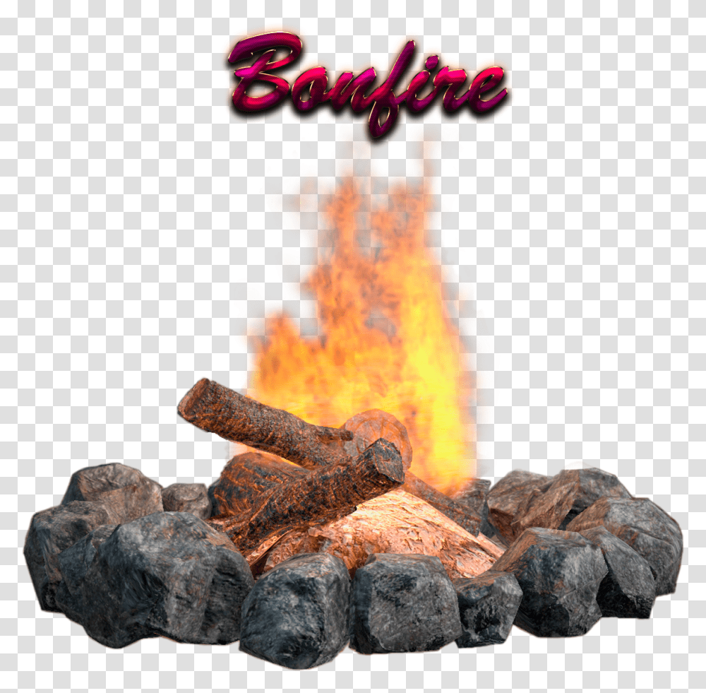 Bonfire Download Campfire, Flame Transparent Png