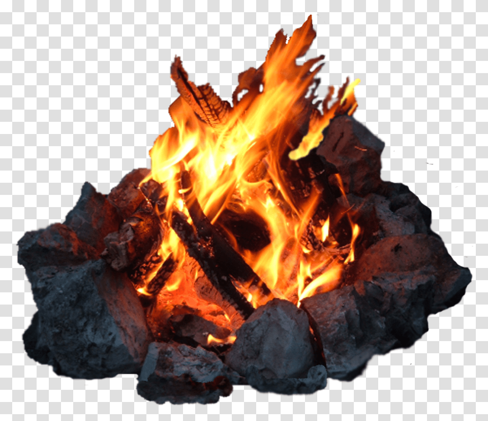 Bonfire, Nature, Flame, Outdoors Transparent Png