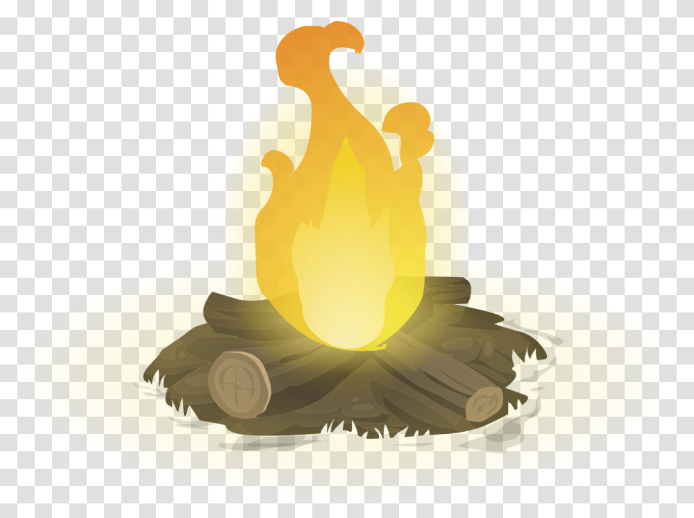 Bonfire, Nature, Plant, Food, Outdoors Transparent Png