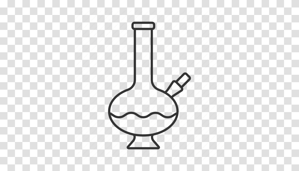 Bong Cannabis Drugs Marijuana Smoking Water Pipe Icon, Pottery, Vase, Jar, Potted Plant Transparent Png