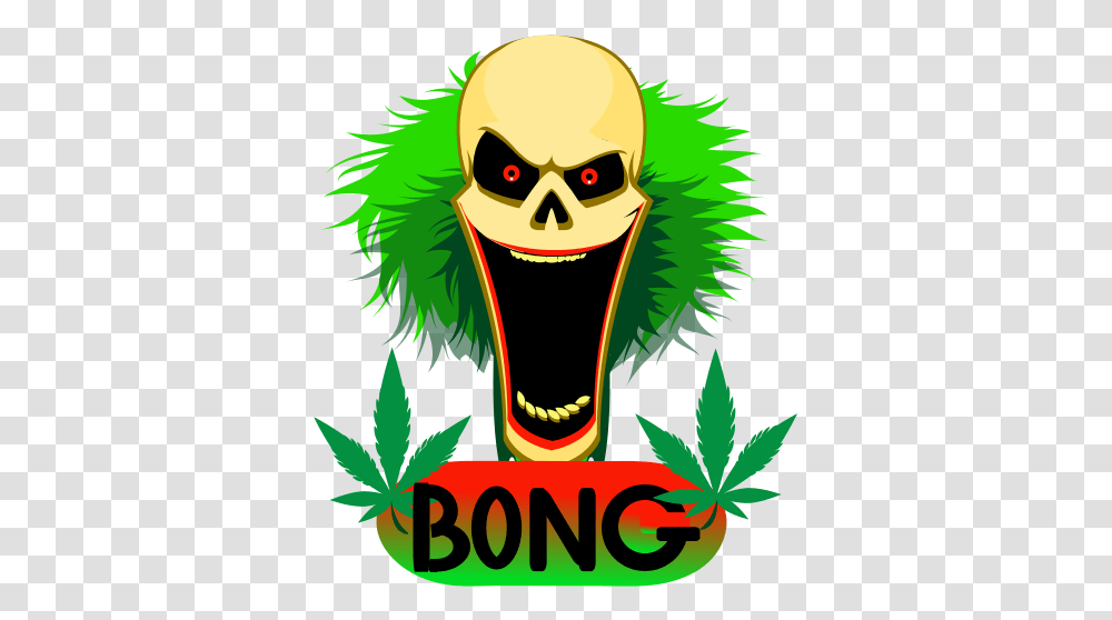 Bong Clown Official Psds Logo Crew Gta, Green, Animal, Plant, Poster Transparent Png