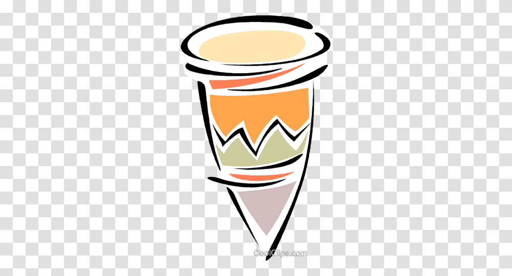 Bongo Drum Royalty Free Vector Clip Art Illustration, Cream, Dessert, Food, Creme Transparent Png