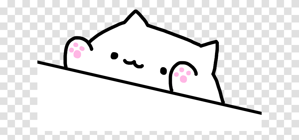 Bongocat Bongo Cat Meme White Pink Cute Funny Bongo Cat Gif, Toy, Weapon Transparent Png