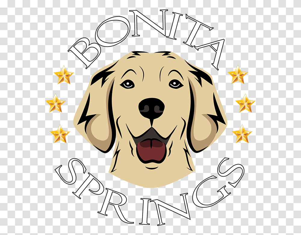 Bonita Springs Golden Retriever Kennel Logo Dog Yawns, Pet, Animal, Poster, Advertisement Transparent Png