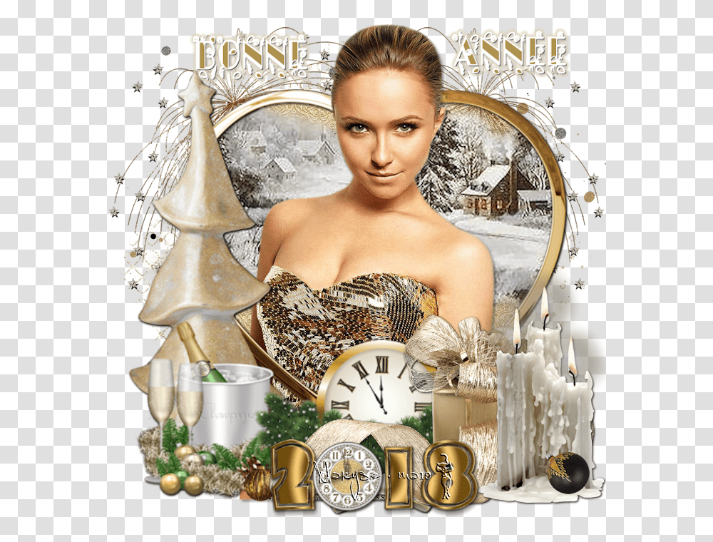Bonne Anne 2018 Hayden Panettiere Hot, Person, Advertisement, Poster, Clock Tower Transparent Png