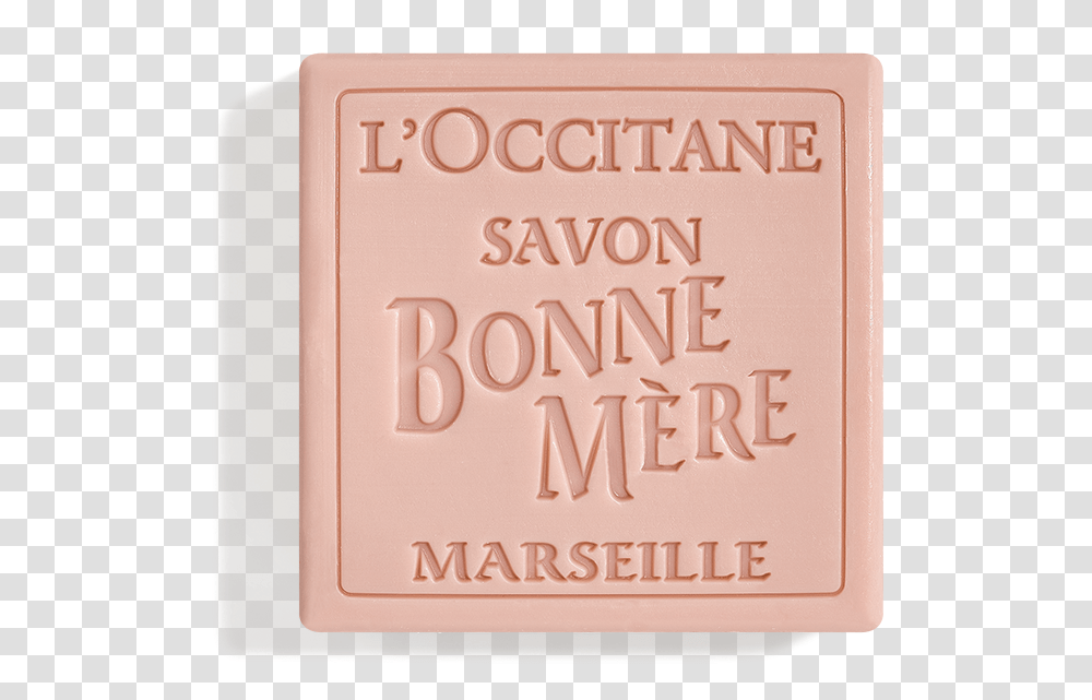 Bonne Mre Rose Soap Traditional French L'occitane Label, Text, Herbal, Planter, Potted Plant Transparent Png