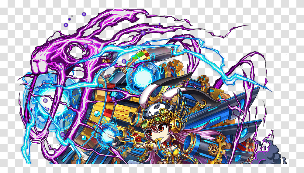 Bonnie And Carrol 7 Star Evolutions Revealed Brave Frontier Messy, Lighting, Neon, Art, Metropolis Transparent Png