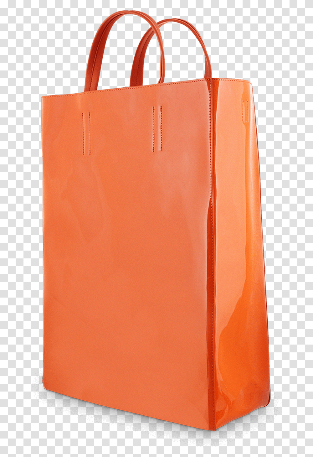 Bonnie Burnt Orange Patent Side Tote Bag, Shopping Bag, Apparel, Handbag Transparent Png