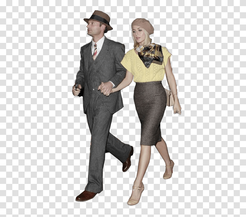 Bonnie E Clyde, Person, Pants, Suit Transparent Png