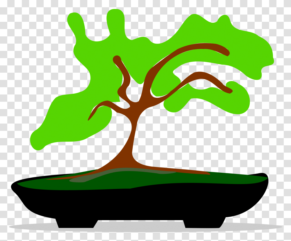 Bonsai Tree Silhouette Vector Bonsai, Plant Transparent Png