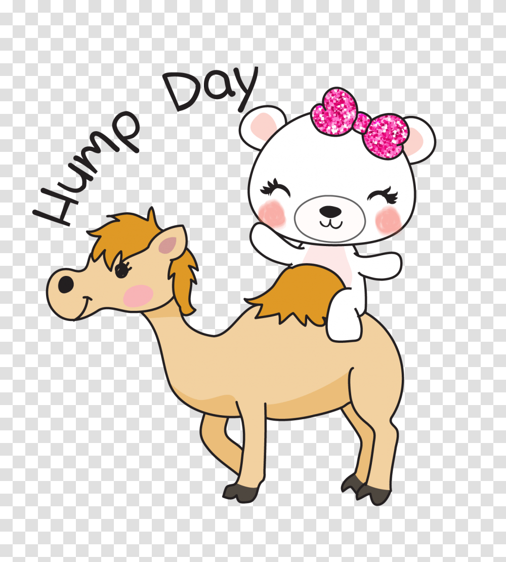 Boo Bear Hump Day Dek Designs, Mammal, Animal, Camel, Deer Transparent Png