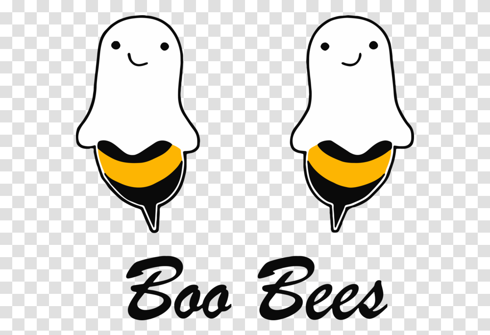 Boo Bees Svg Tshirt Shirt Cut File Clip Art Beesboo Couple Halloween Best Nan Ever, Bird, Animal, Clothing, Apparel Transparent Png