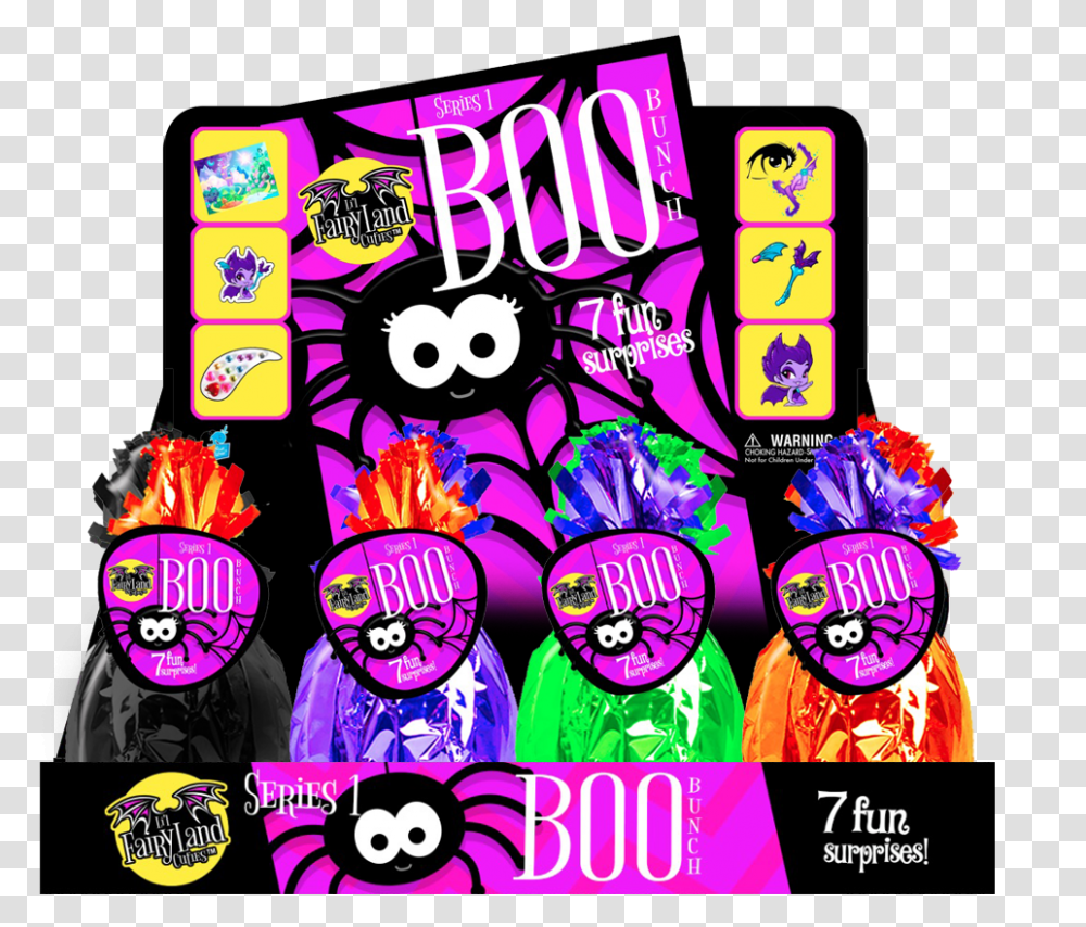 Boo Bunch Display And Package Clipart Download Fairyland Cuties Boo Bunch, Poster, Advertisement, Flyer, Paper Transparent Png