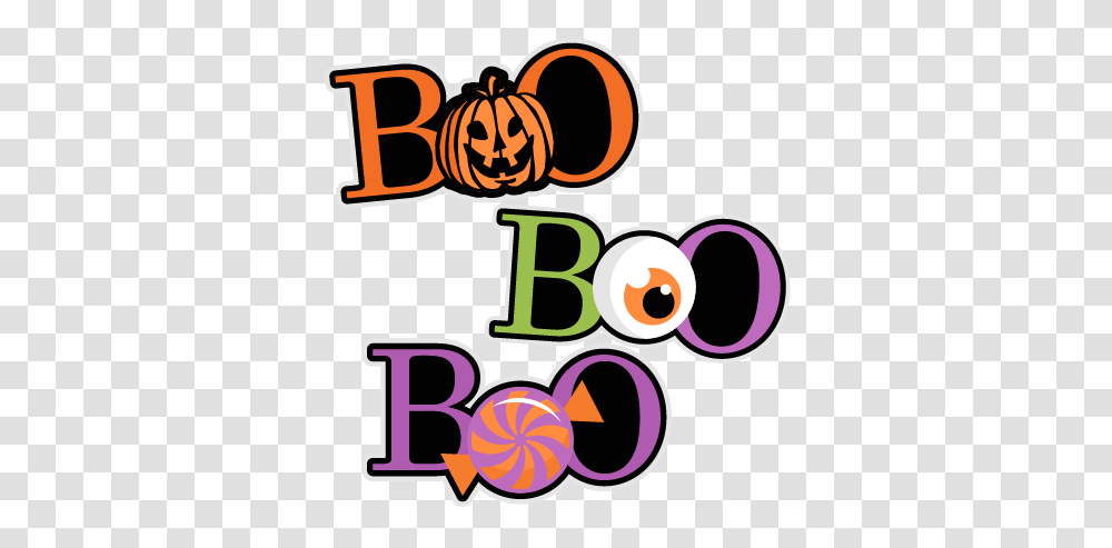 Boo Halloween 3 Image Boo Clip Art, Text, Poster, Symbol, Logo Transparent Png