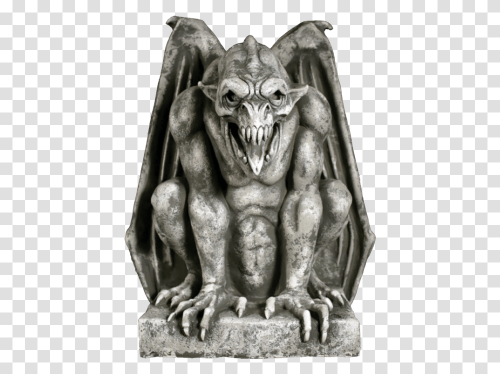 Boo Halloween Gargoyle Prop, Statue, Sculpture, Art, Ornament Transparent Png