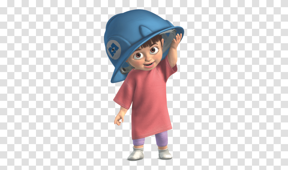 Boo Monster Inc Freetoedit Monsters Inc Boo, Doll, Toy, Helmet Transparent Png