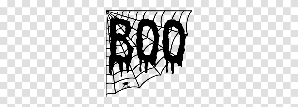 Boo Spider Web And Spider Wall Decal, Stencil, Bicycle, Vehicle Transparent Png