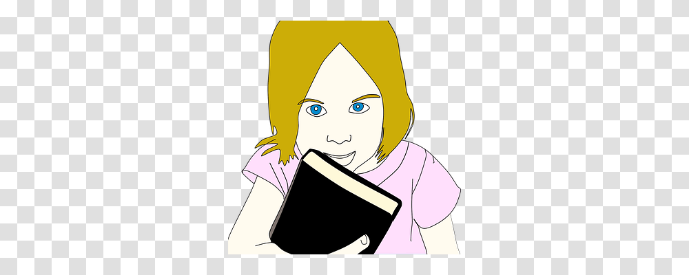 Book Person, Reading, Female, Girl Transparent Png