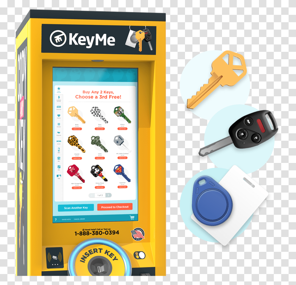 Book A Locksmith Copy Keys Keyme Locksmiths Keyme Kiosk, Helmet, Clothing, Apparel, Electronics Transparent Png
