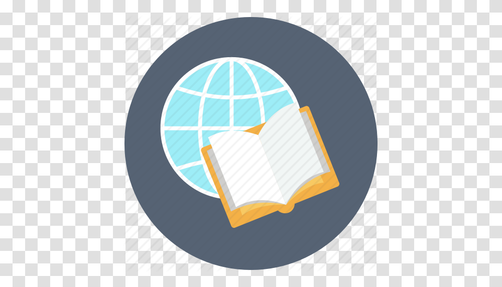 Book Book With World Diary Diary Book Icon Earth Globe World, Page, Paper Transparent Png