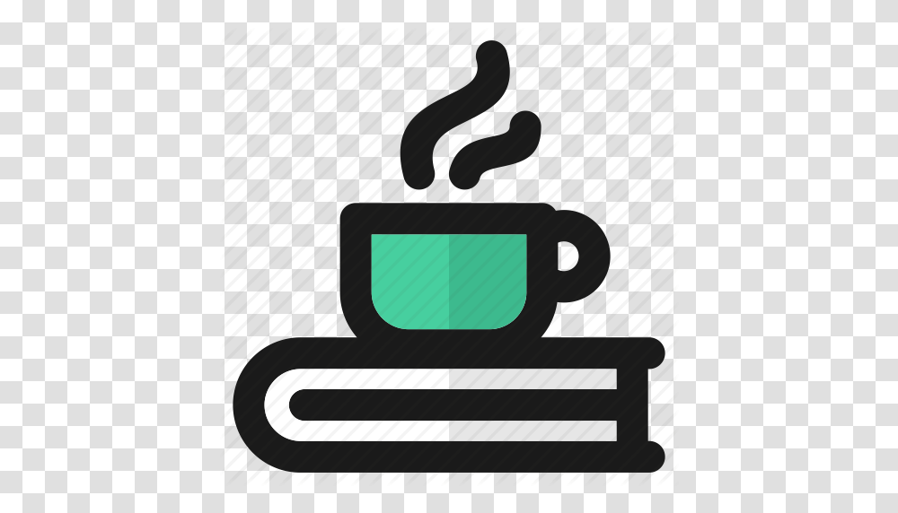 Book Coffee Cup Education Libary School Tea Icon, Electronics, Screen, Gray Transparent Png