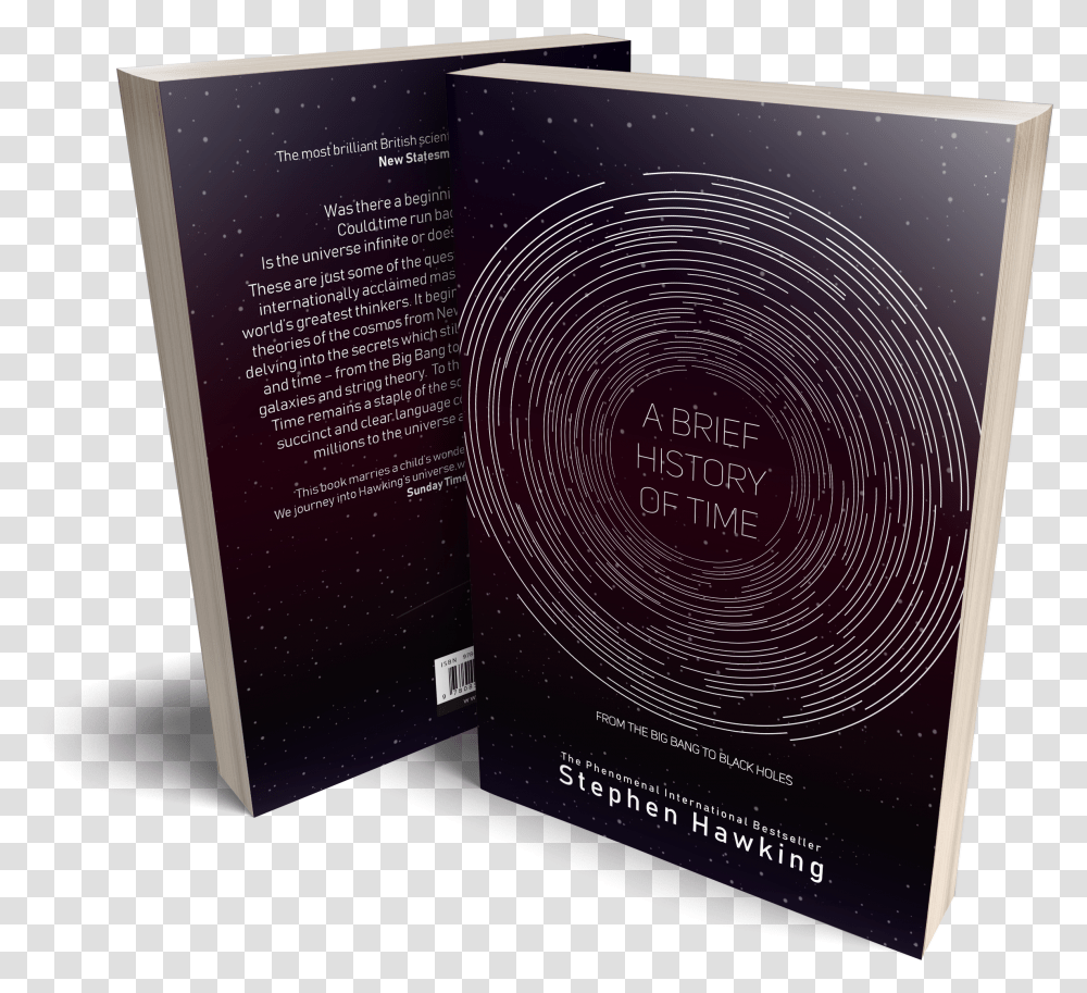 Book Cover Concept Of Stephen Hawking's A Brief History Book Cover, Poster, Advertisement, Flyer, Paper Transparent Png