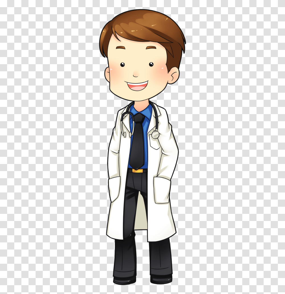 Book Doctor Clipart Vector Library Library Doctor Free Doctor Clipart, Person, Human, Apparel Transparent Png