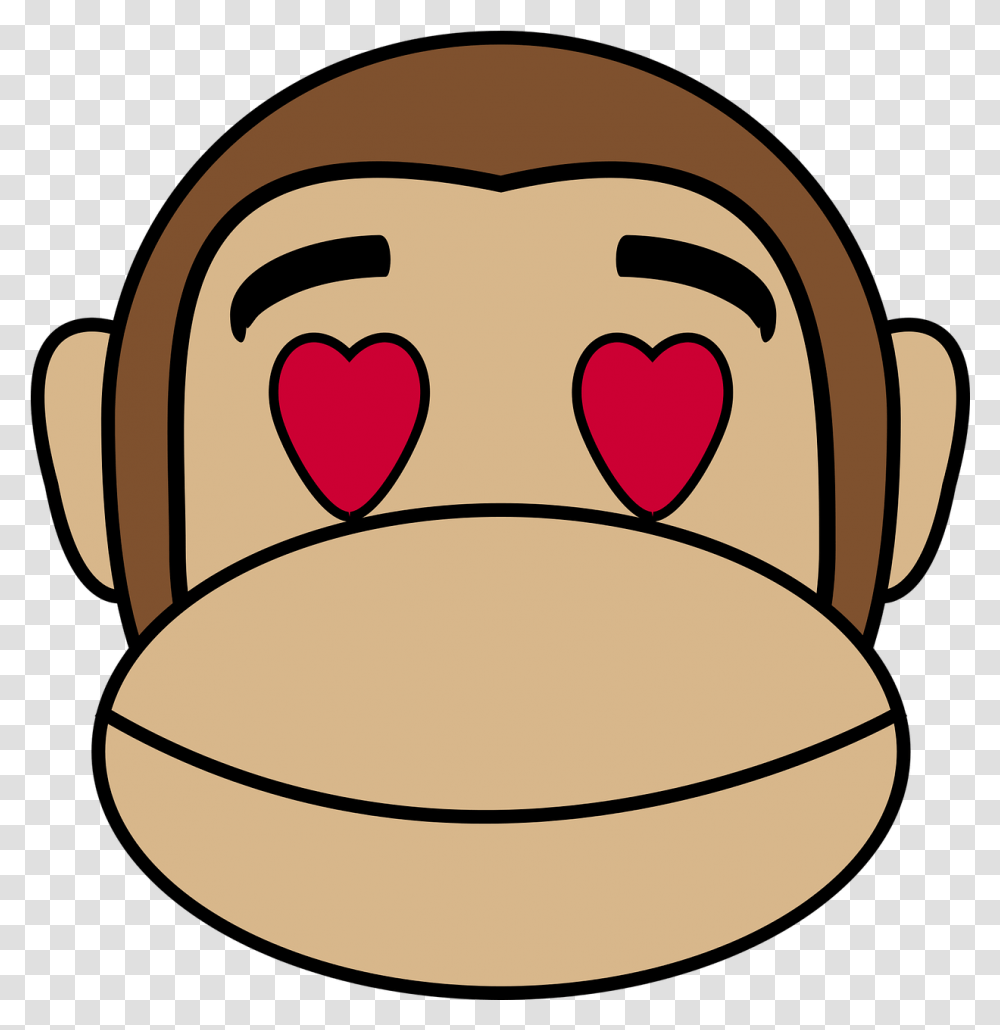 Book Face Love Free Vector Graphic On Pixabay Monkey Emoji In Love, Text, Jar, Toilet, Bathroom Transparent Png