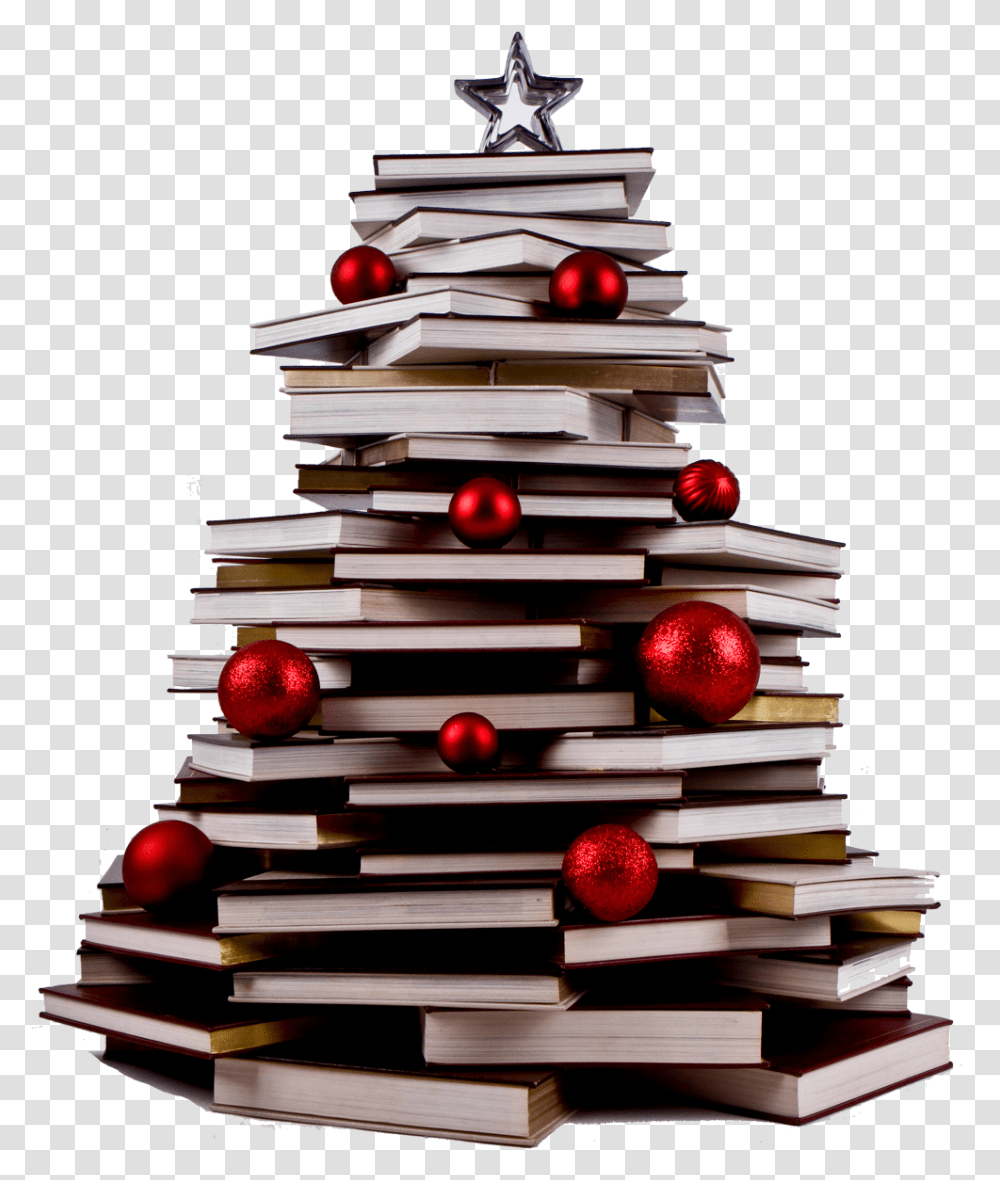 Book Gift Giftpng Images Pluspng Christmas Books, Sphere, Tree, Plant, Wedding Cake Transparent Png