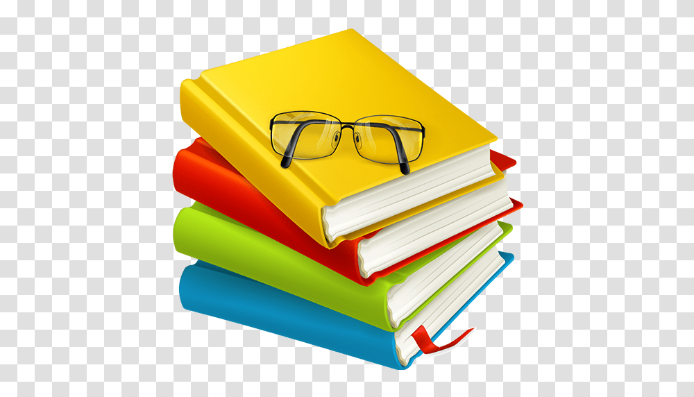 Book, Glasses, Accessories, Accessory, File Binder Transparent Png