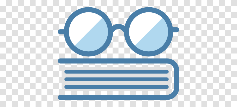 Book Glasses Study Read Learn Icon Free Of Science Flat Line Icons, Accessories, Accessory, Goggles, Magnifying Transparent Png