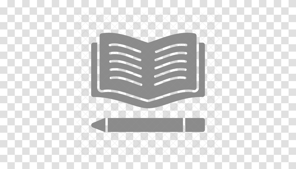 Book Icon Outline, Text, Label, Grille, Symbol Transparent Png