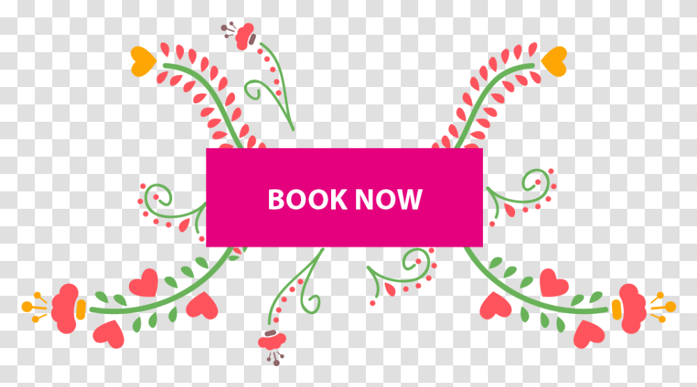 Book Now Button, Floral Design, Pattern Transparent Png