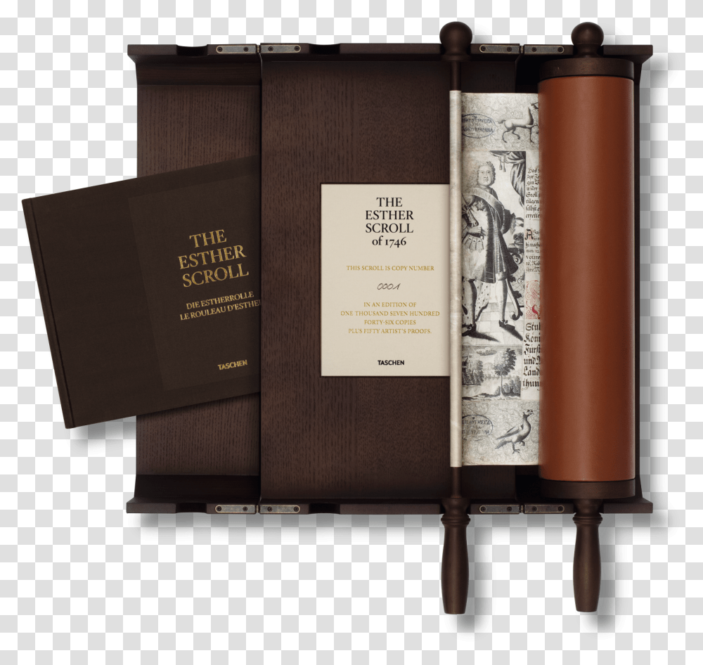 Book Of Esther Scroll, Box, Novel, Furniture Transparent Png