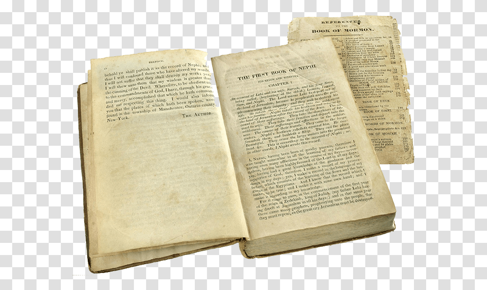 Book Of Mormon Replica Early Books Of Mormon, Page, Newspaper, Diary Transparent Png