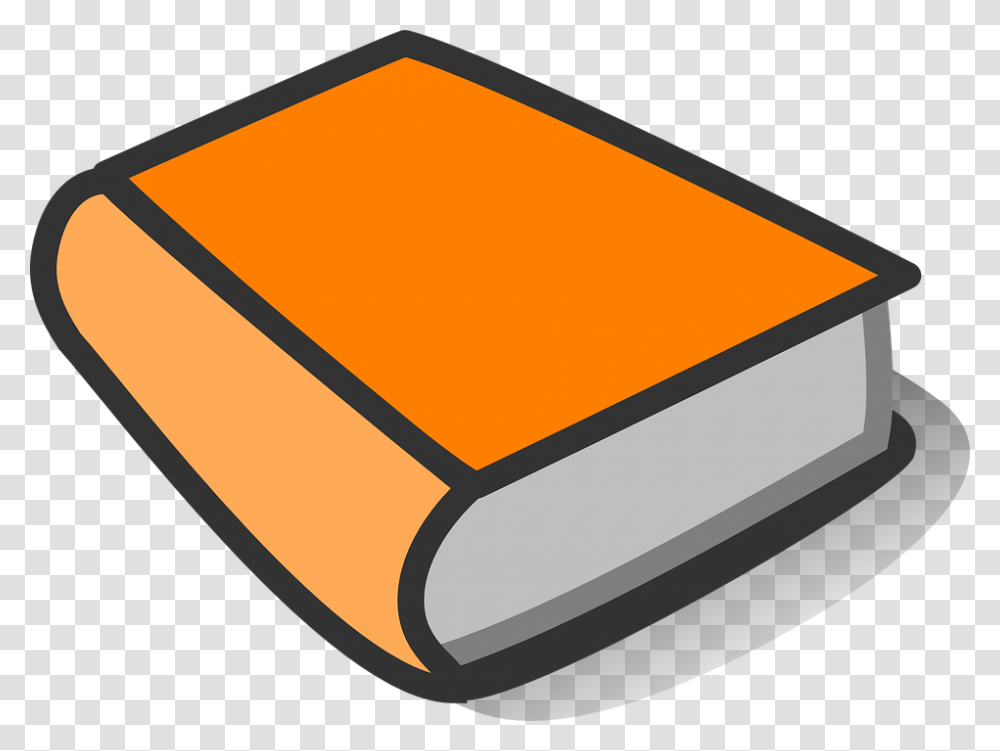 Book Orange Thick Blank Art Cover, Electronics, Tape, Computer Transparent Png