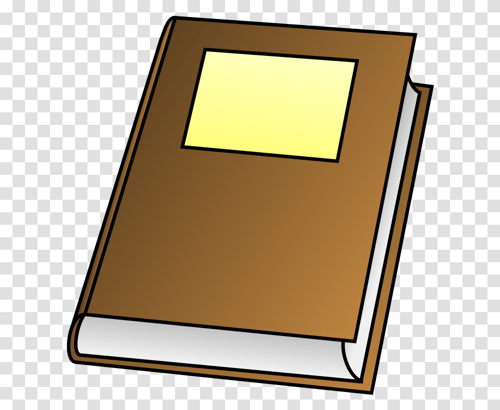 Book Reading Textbook Cover Closed Book Brown Book Clip Art, Label Transparent Png