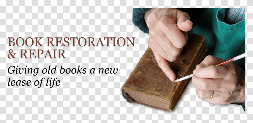 Book Restoration, Diary, Person, Human Transparent Png