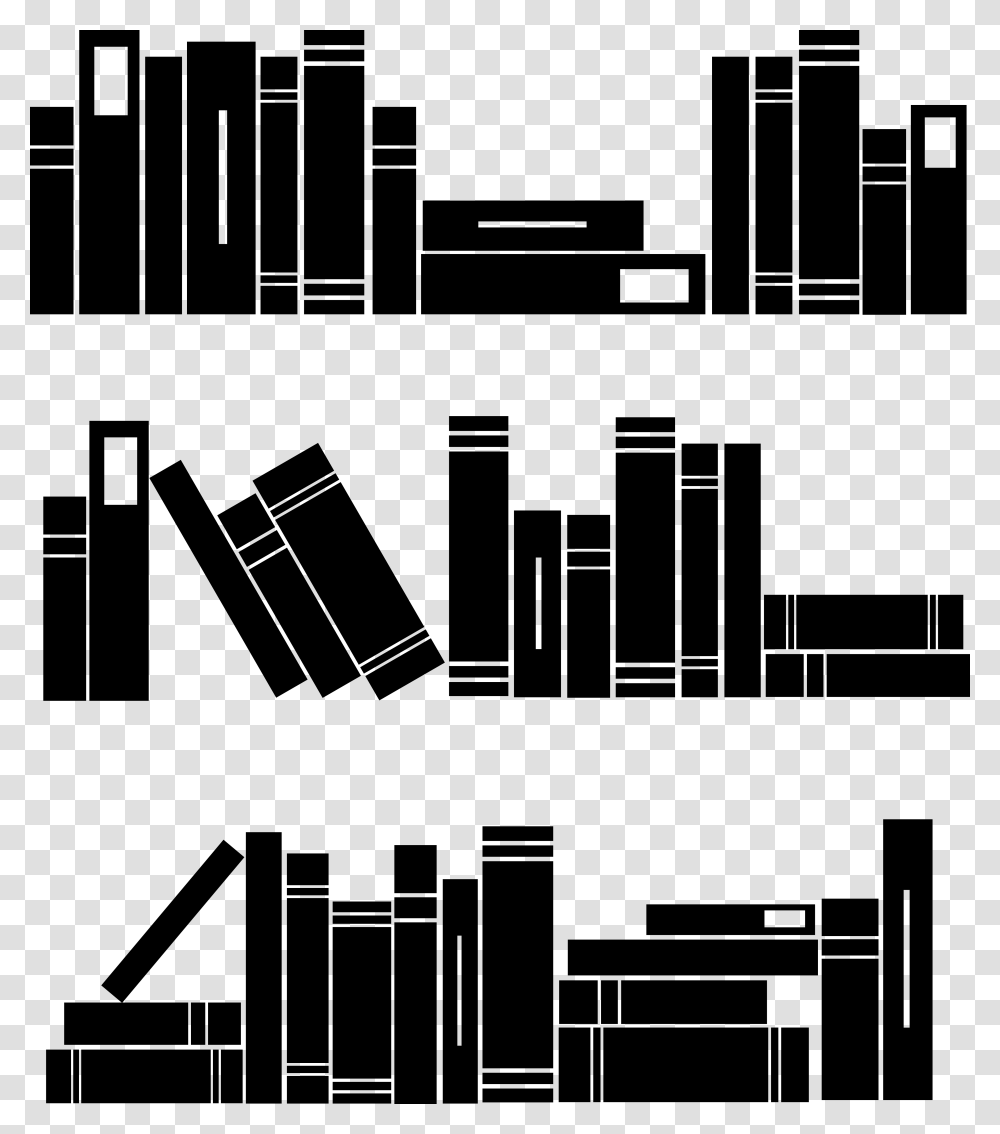 Book Silhouette Clip Art Silhouette Stack Of Books, Gray, World Of Warcraft Transparent Png